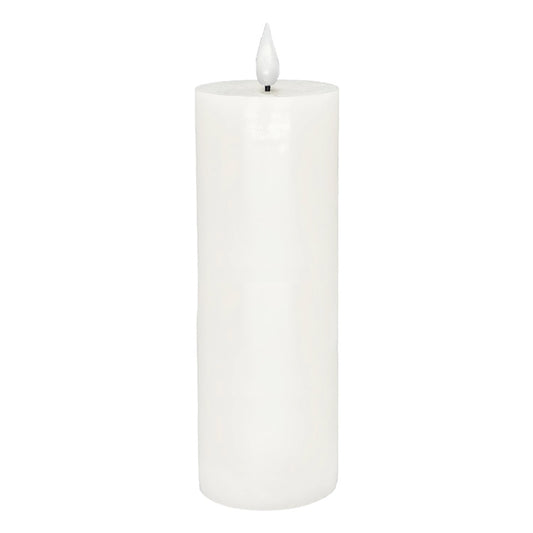 LXS13407T - Medium White Realistic Votive LED Candle 
