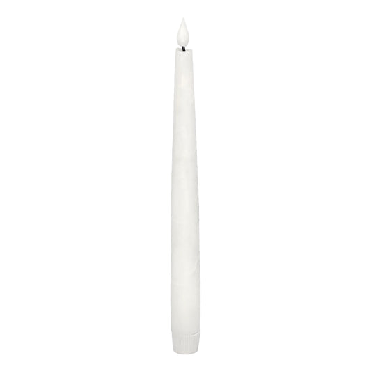 LXS13429T - Long Realistic White LED Taper 