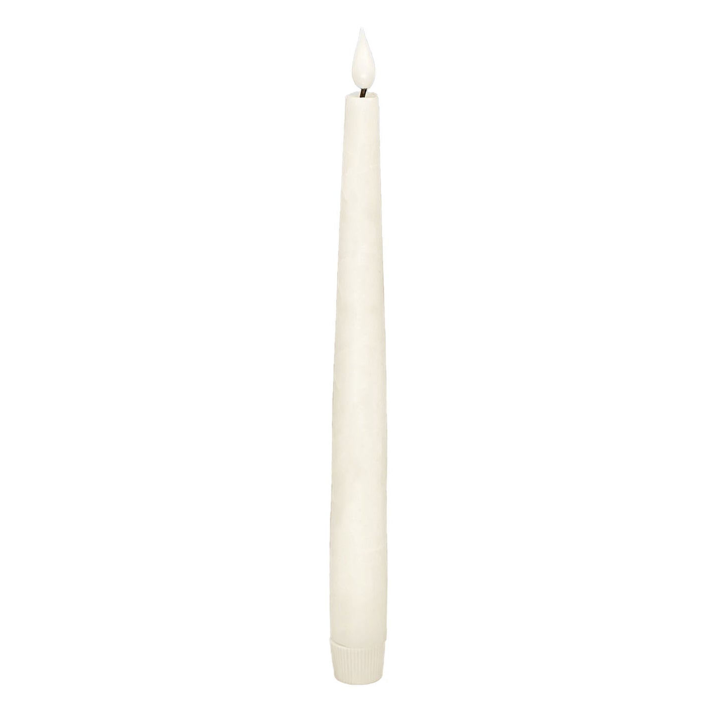 LXS13464T - Tall Ivory Realistic LED Taper 