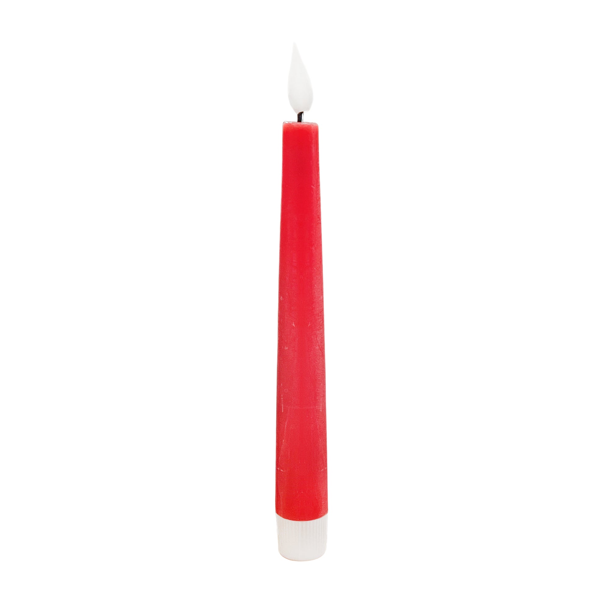LXS13471T - Short Red Realistic LED Taper 