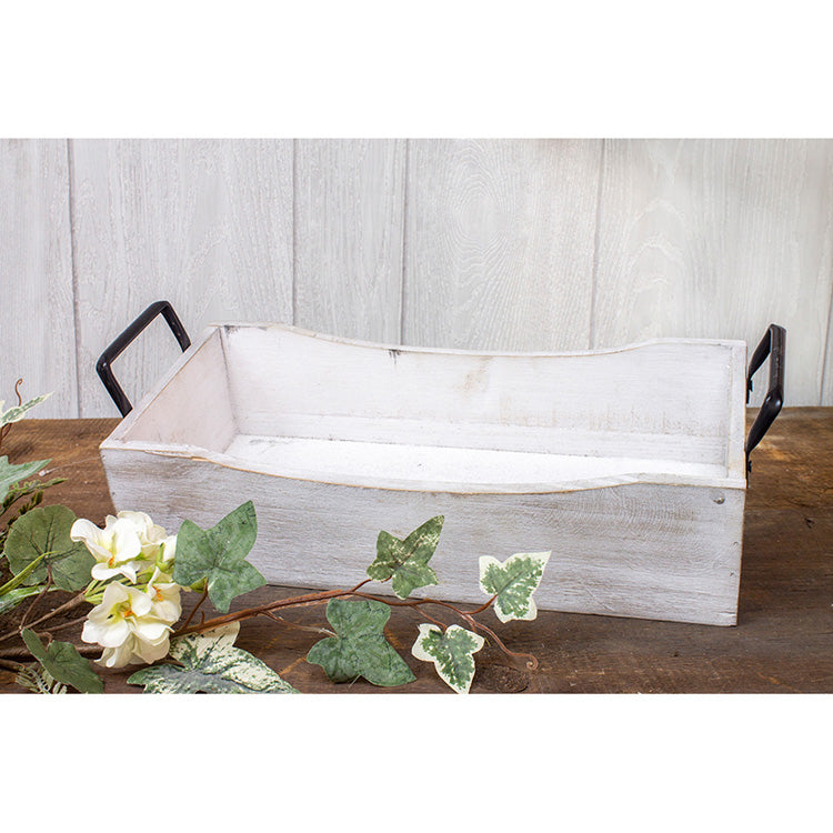 MAF07640 - Whitewashed Box Tray 
