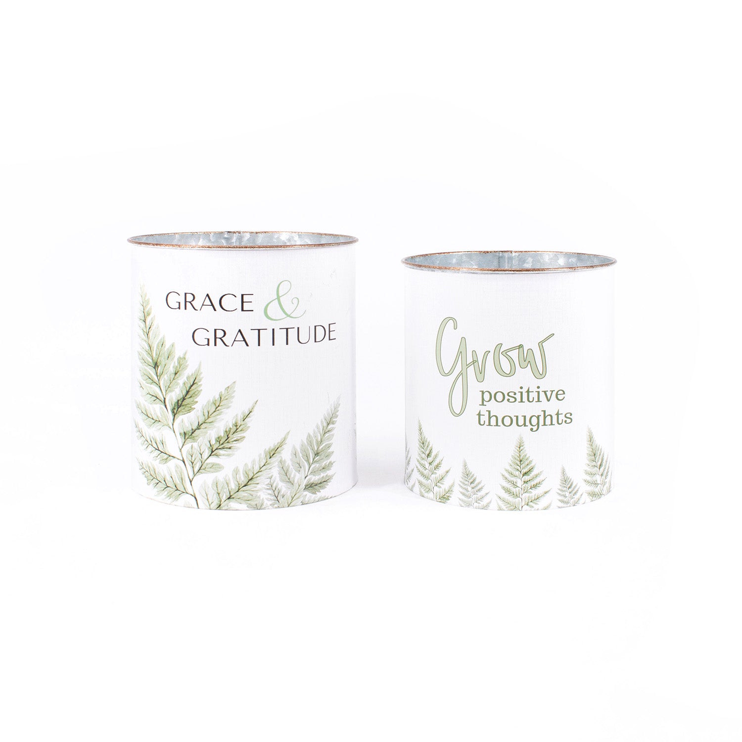 MAF41071-2S - Set of 2 Simply Sage Buckets 