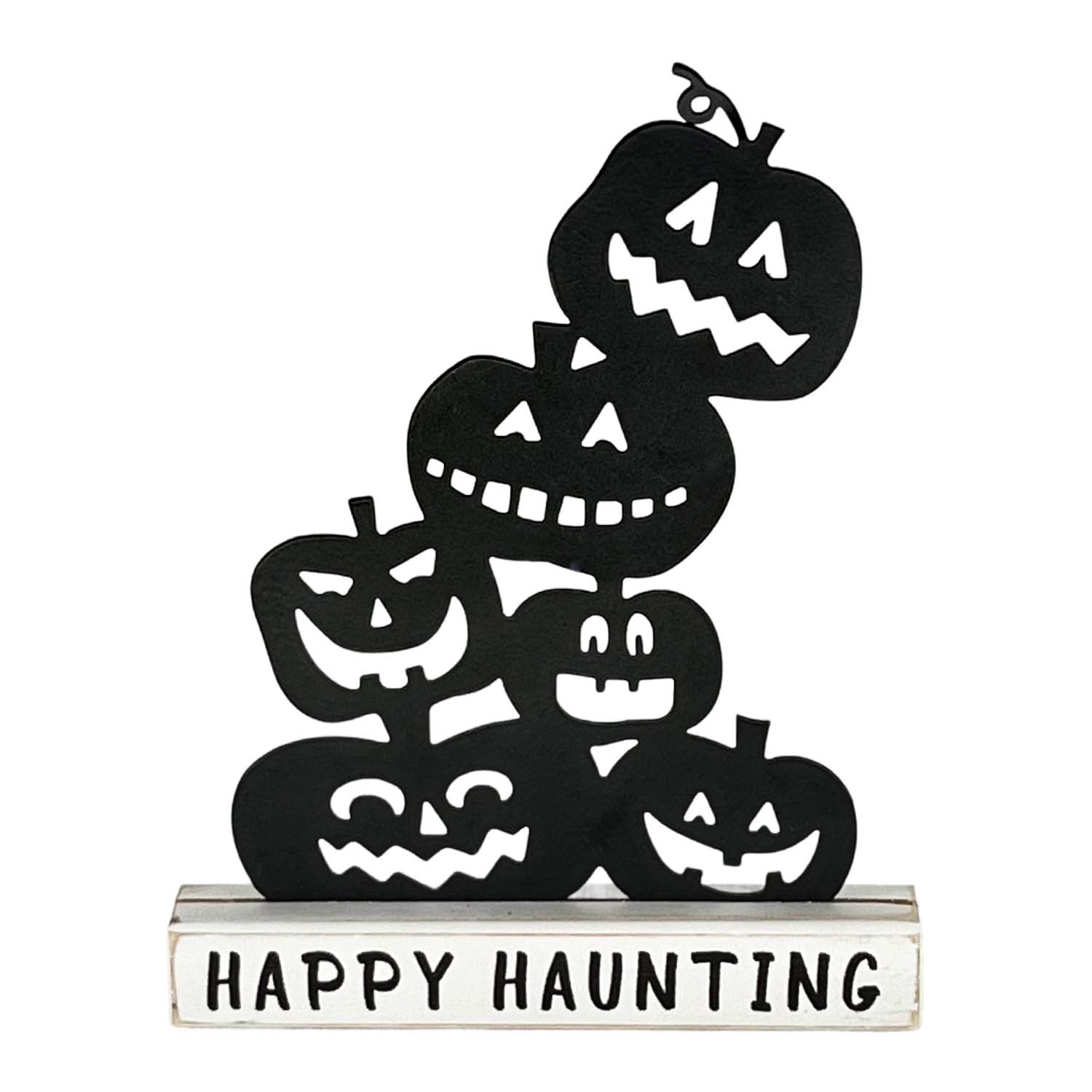 MFF58715 - Happy Haunting Jack O Lantern Metal Stand