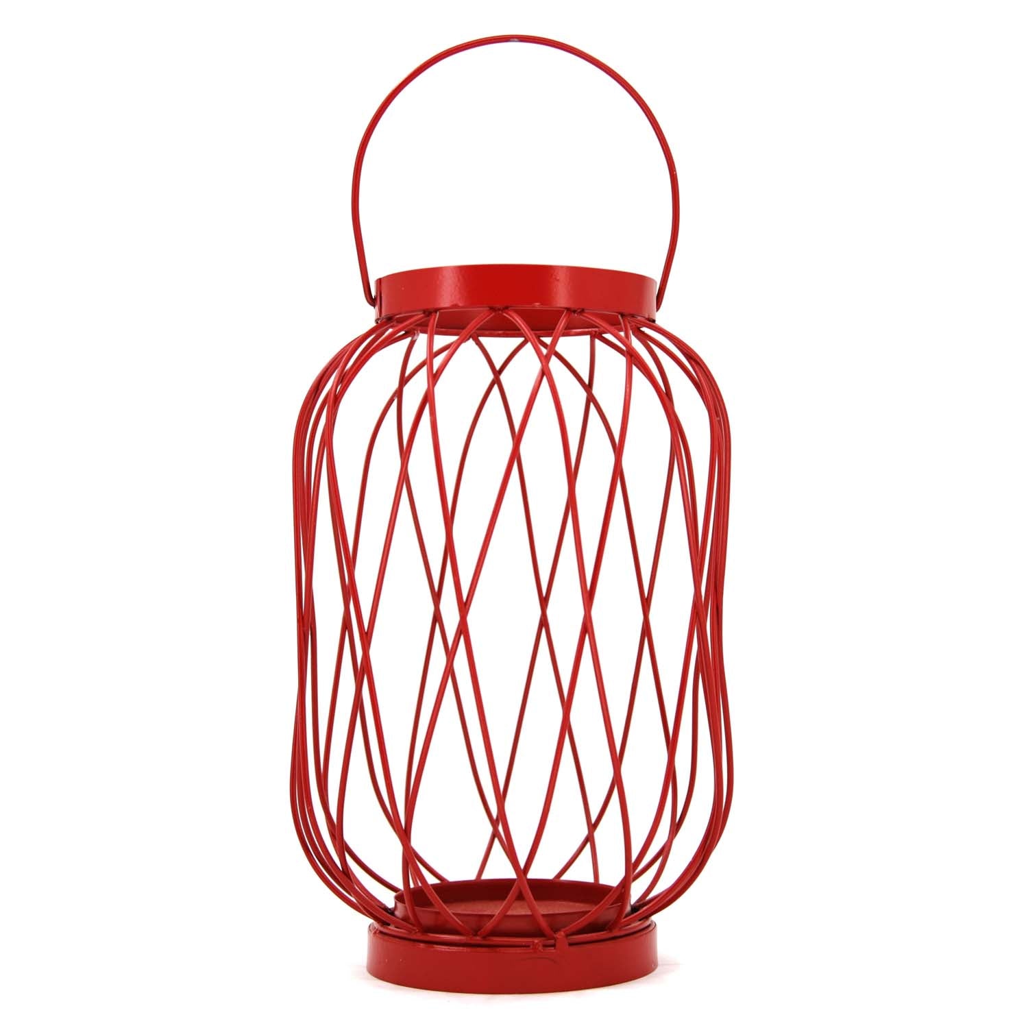MXF59724-RD - Red Cage Lantern