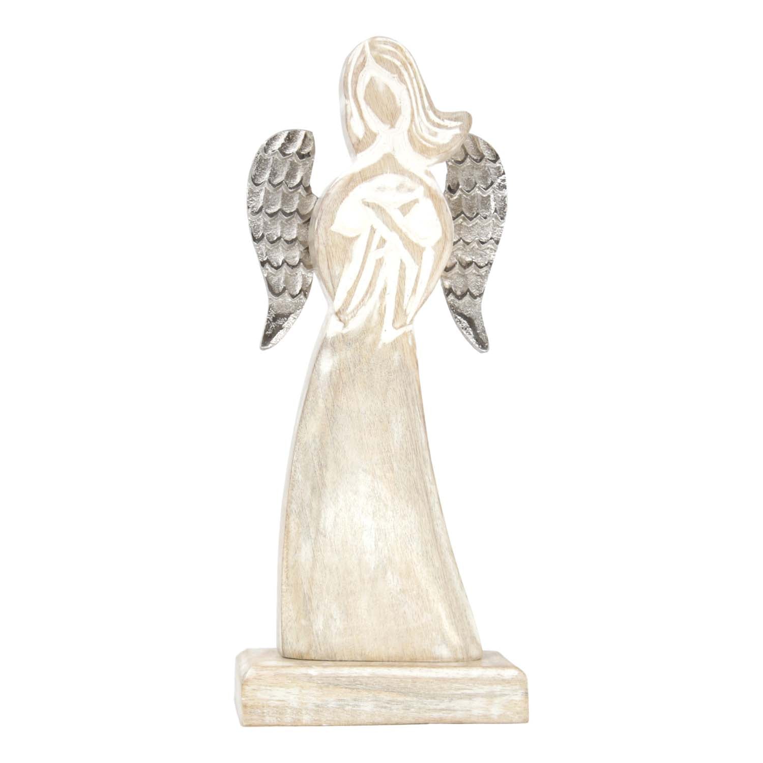 MXI59553 - Natural and White Wavy Mango Angel