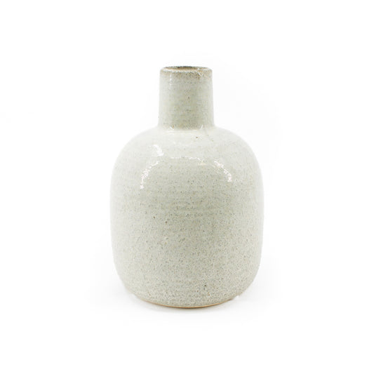 PAF41213 - Large White Narrow Neck Porcelain Jar 