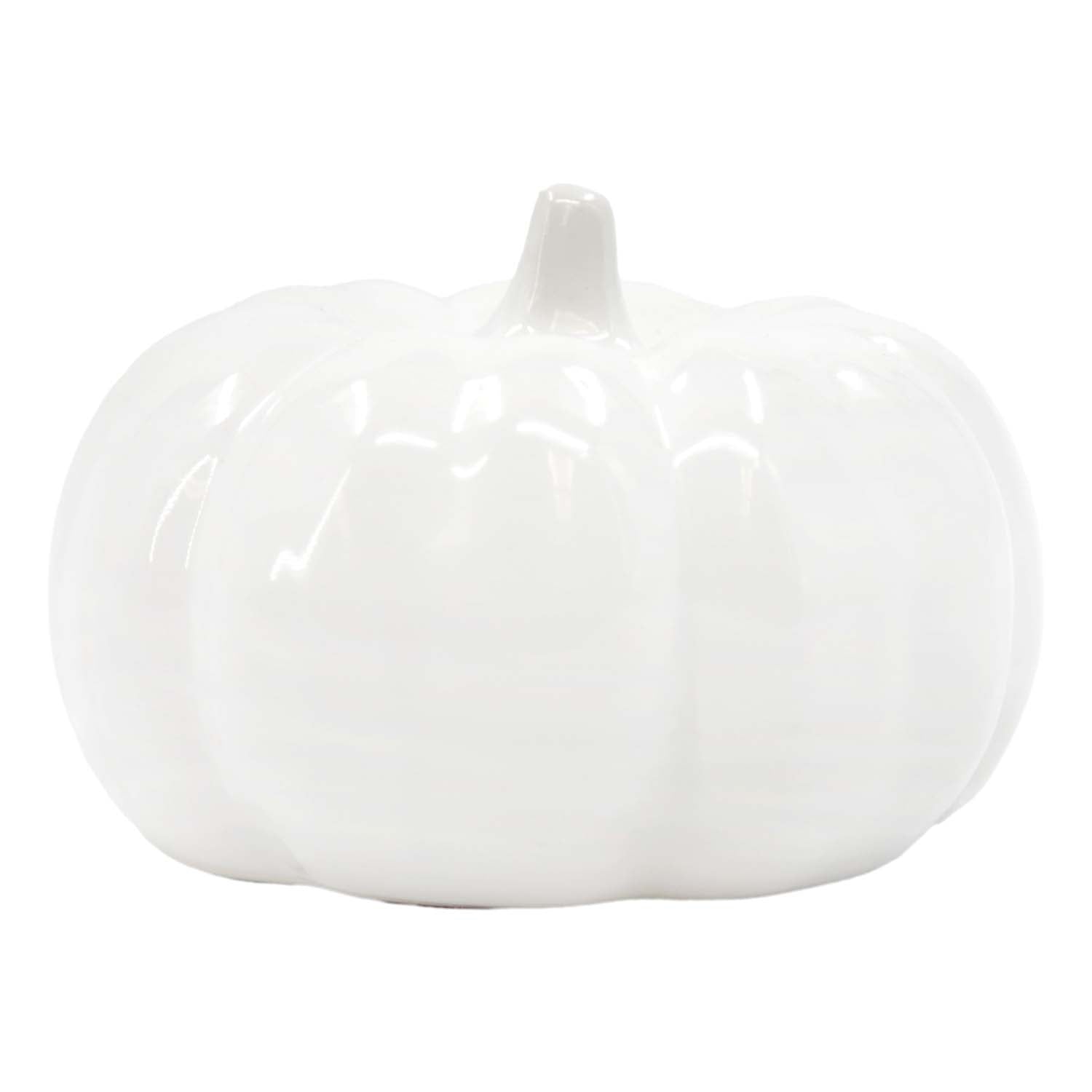 PFF58068 - Large White Porcelain Pumpkin
