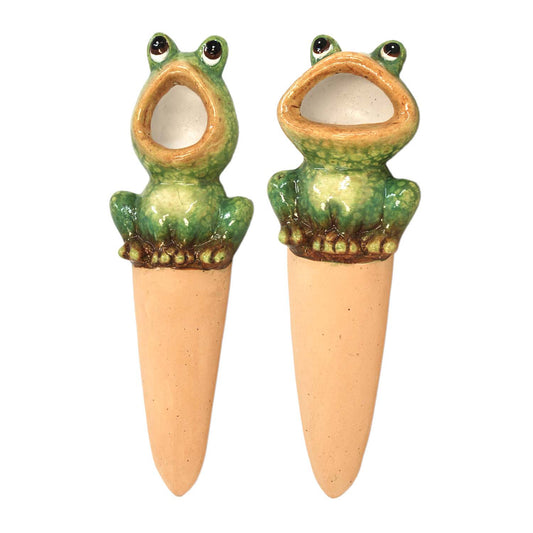 RAF57619-2A - 2 Assorted Frog Water Spikes