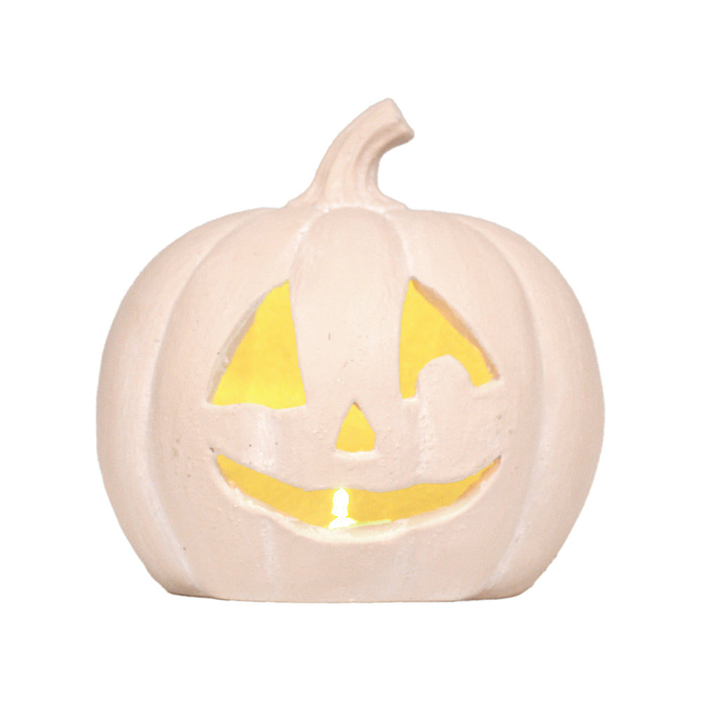 RFF42650 - Lighted Short Resin Jack O Lantern