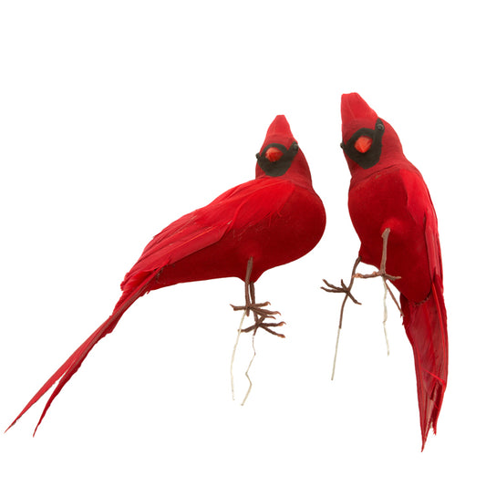 SFX13982-2A - 2 Assorted Cardinals with Clothespins 