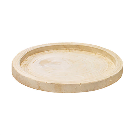 WAF24779 - Large Round Wood Plate 