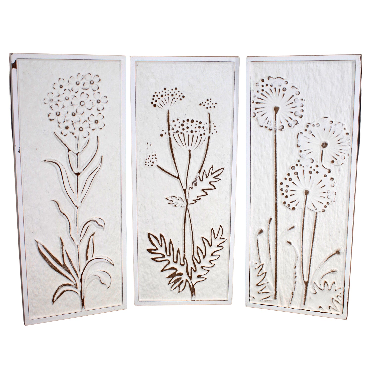 WAF41661-3A - 3 Assorted Flower Signs 