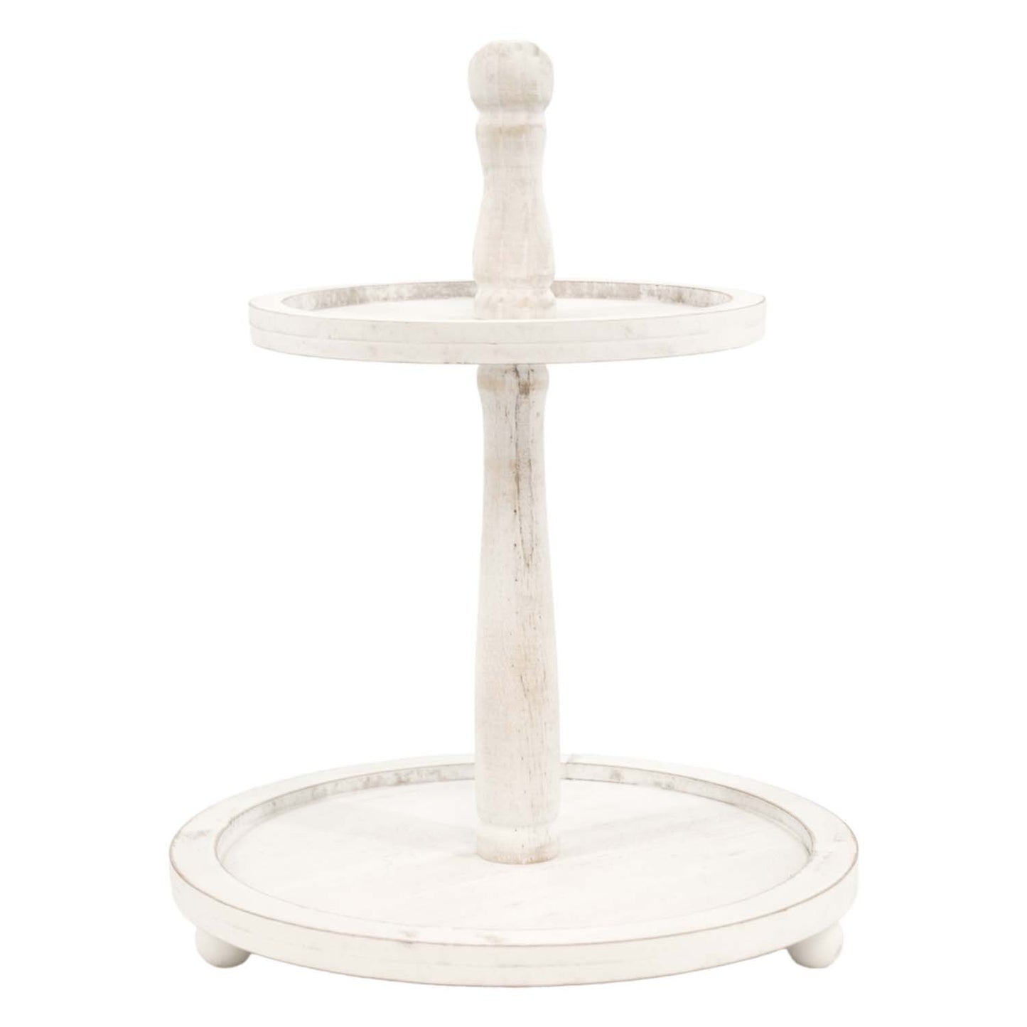 WAF57735 - Whitewashed Two Tier Tray