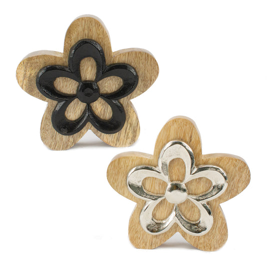 WAI41511 - 2 Assorted Large Mango Daisy Blocks 