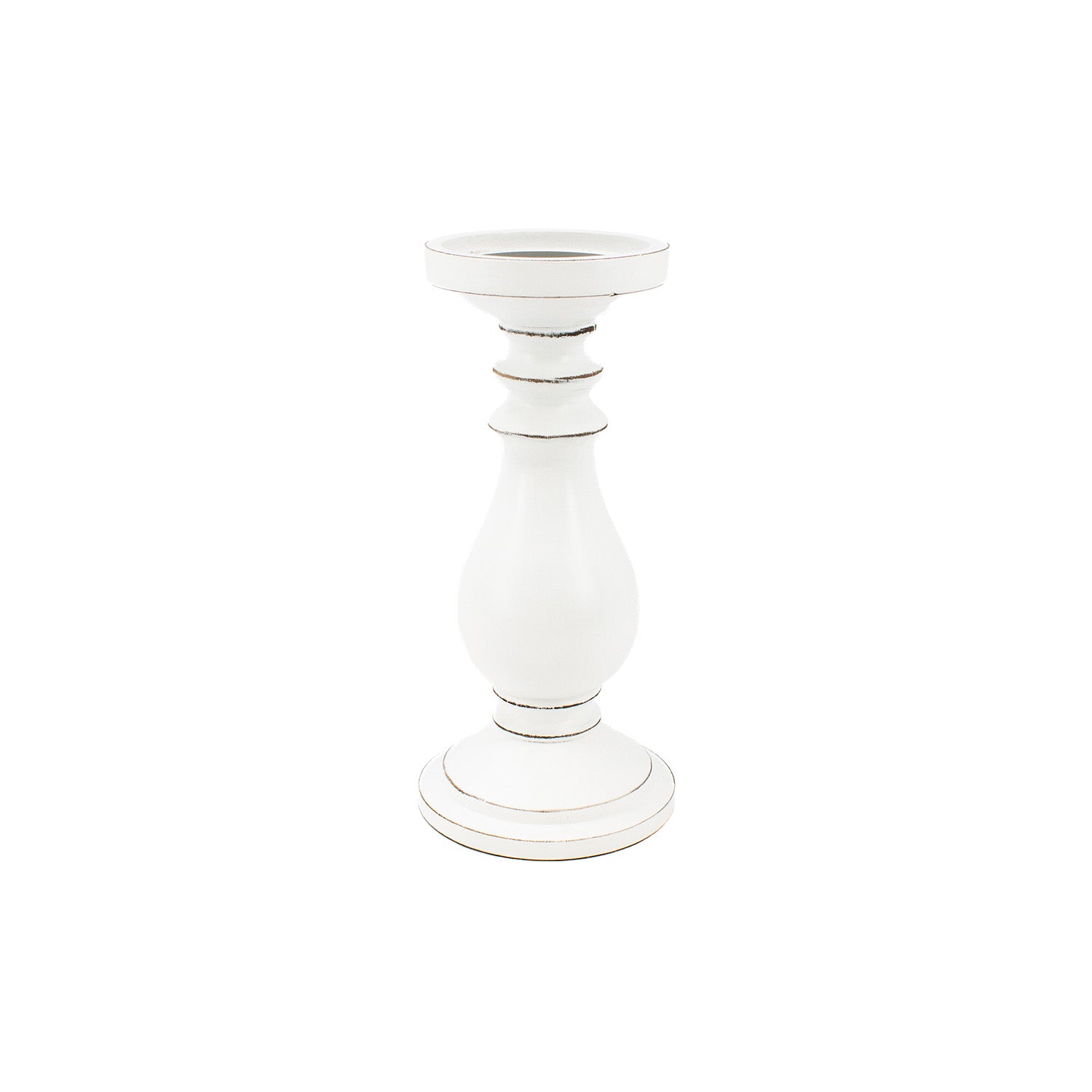 WAI41556 - Medium Mango Candlestick White 