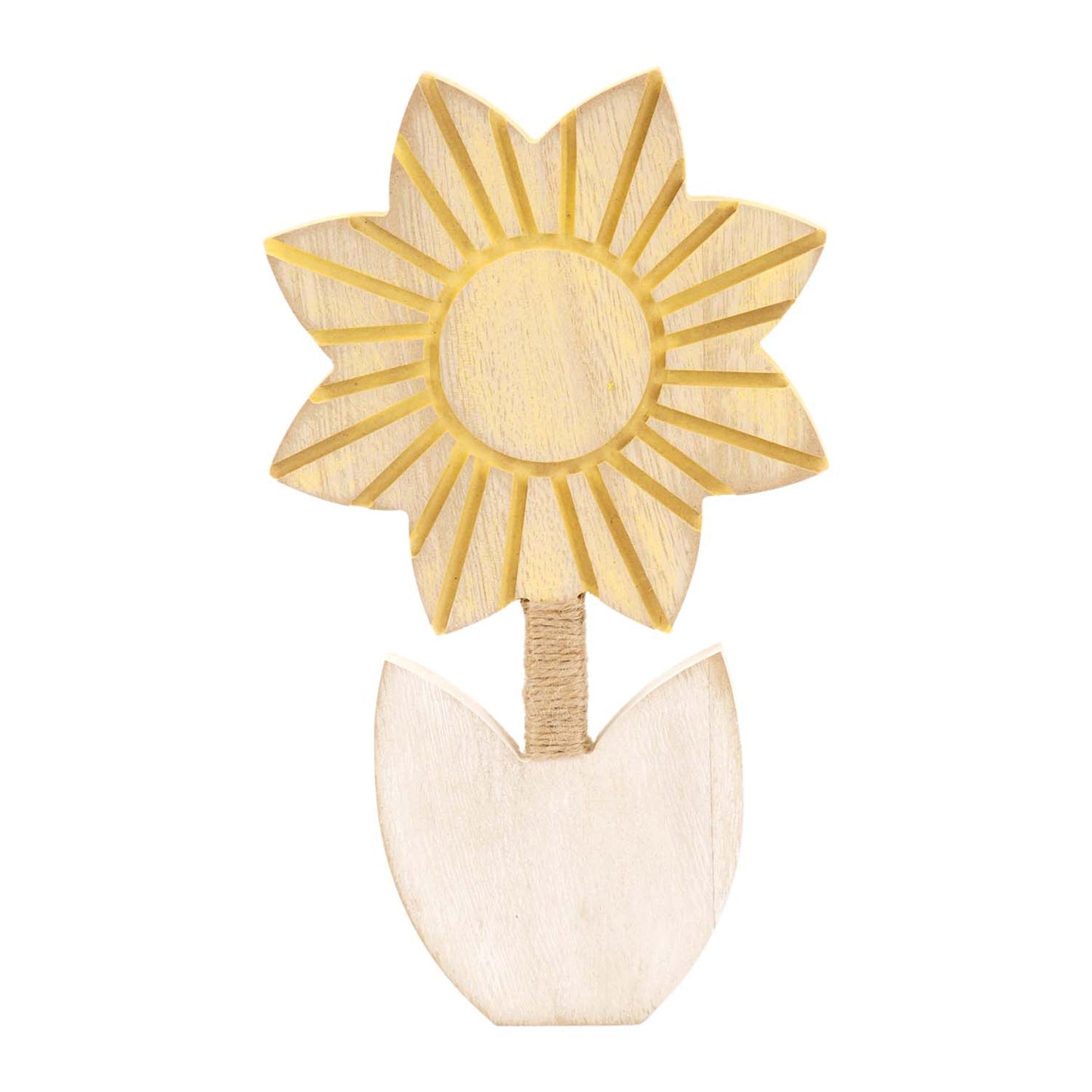 WAQ57838 - Wood Sunflower Stand