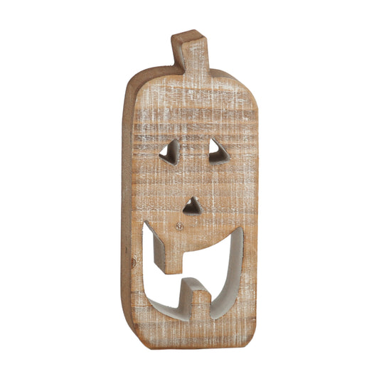 WFF42710 - Wood Jack O Lantern Block