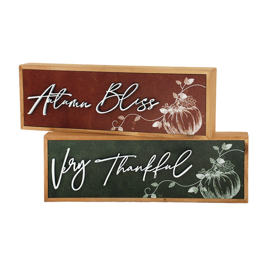 WFF42726-2A - 2 Assorted October Sky Blocks