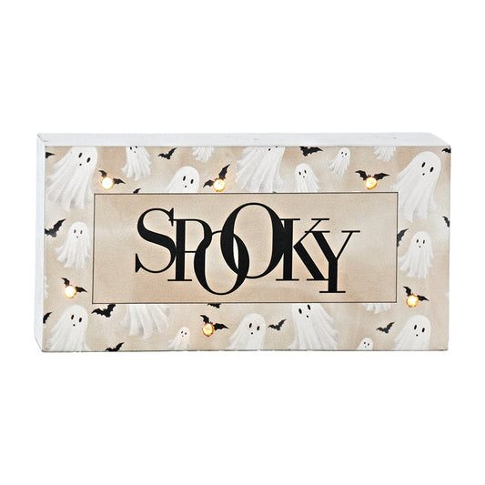 WFF42853 - Lighted Spooky Block