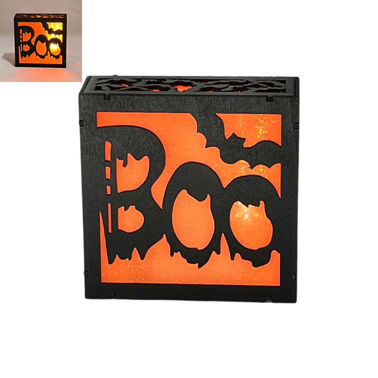 WFF58667 - Lighted Boo Block
