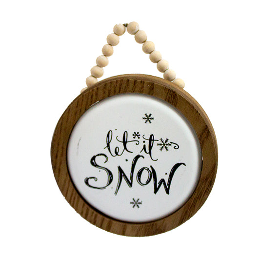 WXF13866 - Let It Snow Bead Ornament 