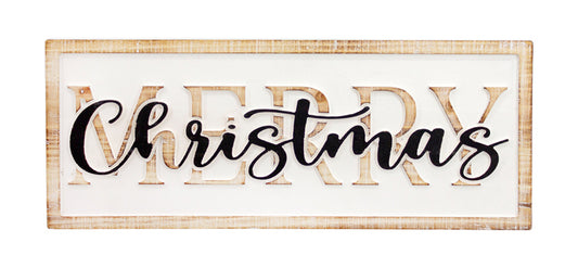 WXF26747 - Merry Christmas Sign 