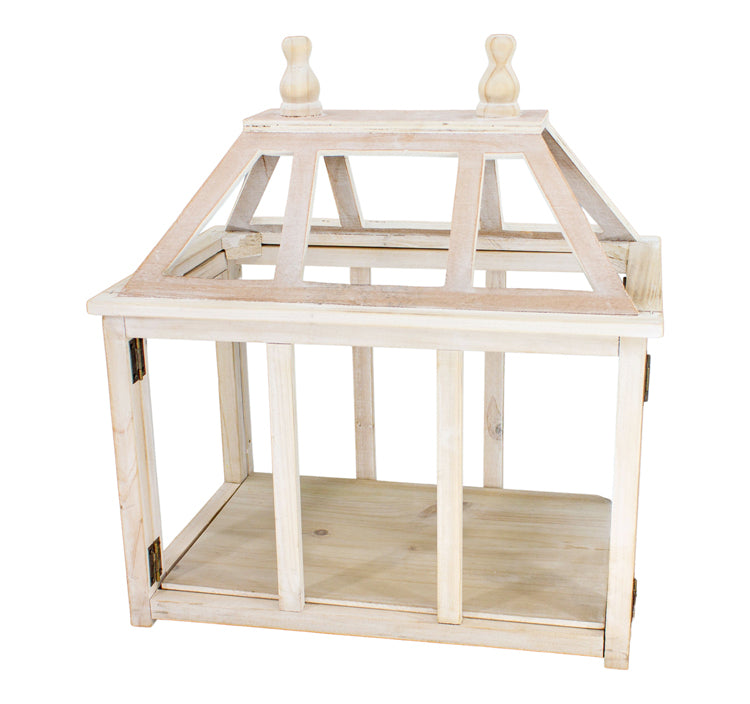 WXF26853 - Wood Frame House Lantern 