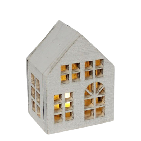 WXF39066 - Lighted Snowy House 