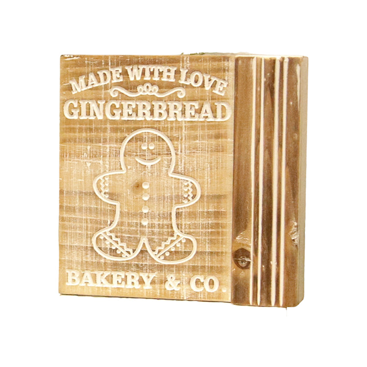 WXF39634 - Made With Love Gingerbread Block with Edge 