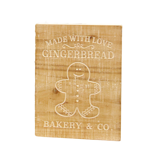 WXF39717 - Made With Love Gingerbread Block 