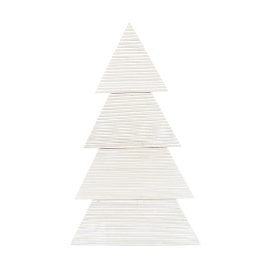 WXF43092 - 18 inch White Ridged Wood Tree