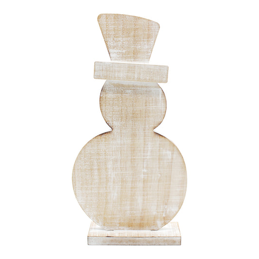 WXF43279 - Wooden Snowman Stand