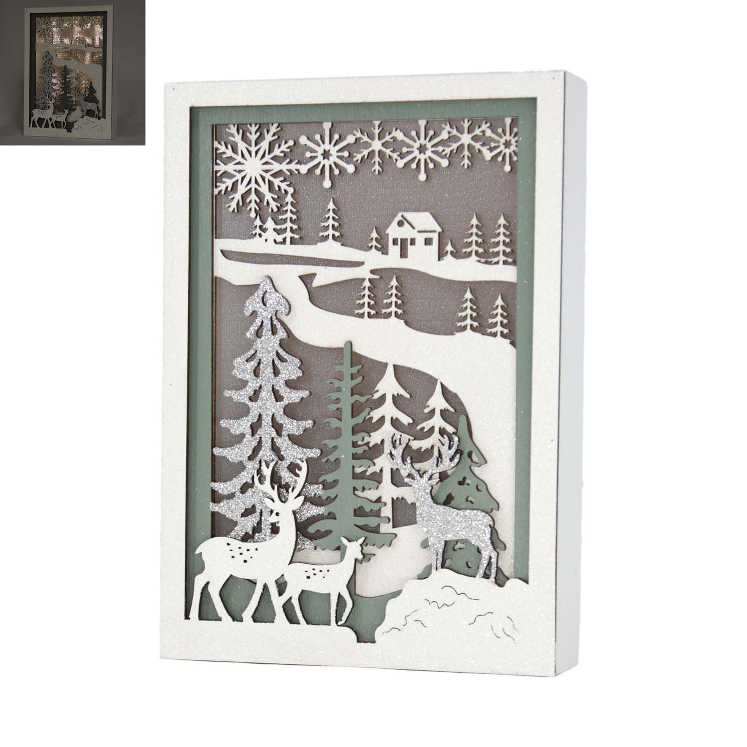 WXF59669 - Lighted Winter Frame