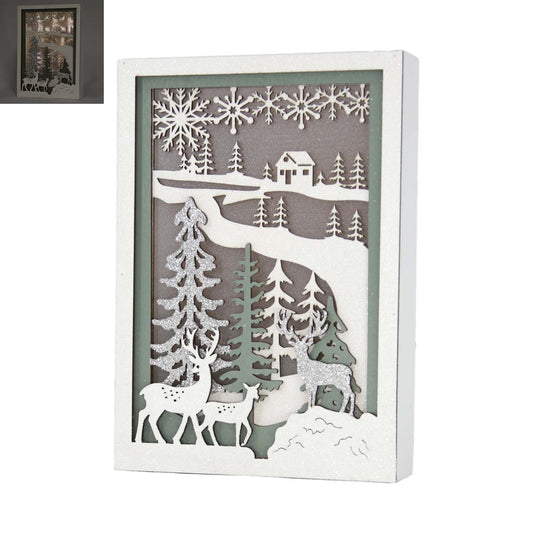 WXF59669 - Lighted Winter Frame