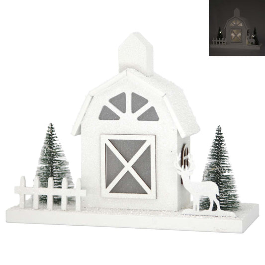 WXF59756 - Lighted White Barn