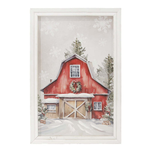 WXF59777 - Winter Barn Sign