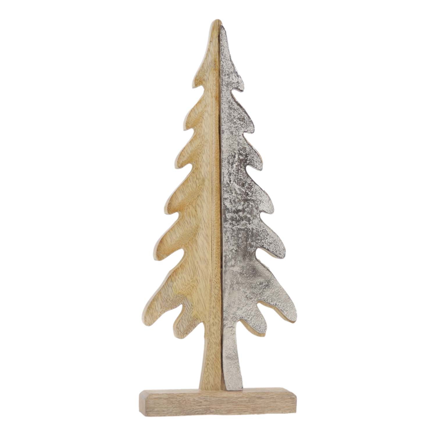 WXI59558-LG - Medium Midnight Shimmer Pine Tree on Stand