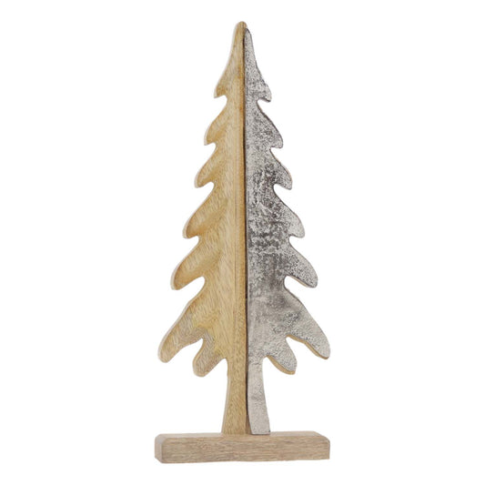 WXI59558-LG - Medium Midnight Shimmer Pine Tree on Stand