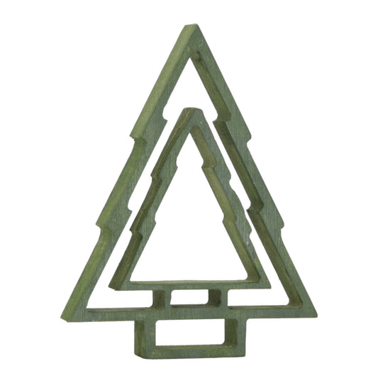 WXQ59550 - Wooden Christmas Tree Ornament